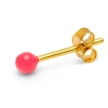 Lulu Copenhagen Color Ball earring 1 pcs Guld Hot Coral